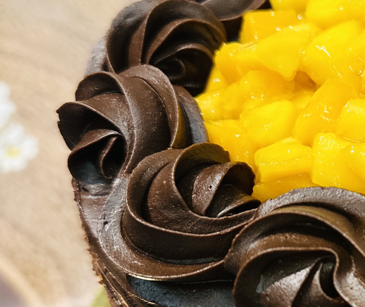 Chocolate Mango Cake